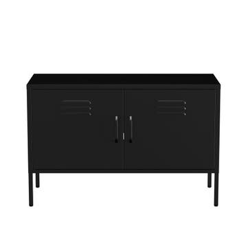 Lendo Online Meuble TV 100x40x65 cm Métal Noir, Huis en Inrichting, Kasten |Televisiemeubels, Nieuw