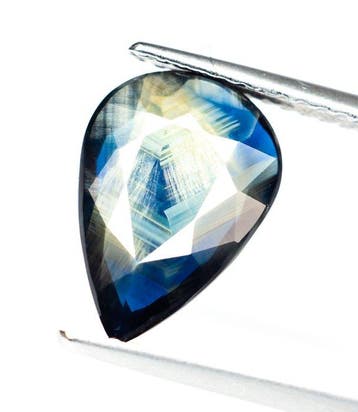 Zonder minimumprijs Saffier - 3.08 ct - Gem Report Antwerp