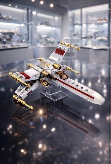 Lego Set - Star Wars - Lego Chrome Silver Red X-Wing, Nieuw