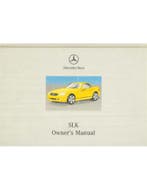 2000 MERCEDES BENZ SLK KLASSE INSTRUCTIEBOEKJE ENGELS