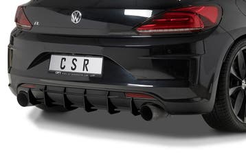 Racing diffusor / achterskirt voor VW Scirocco 3 R HA319-B, Auto-onderdelen, Verzenden, Nieuw
