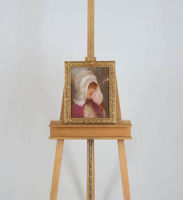 École française (XIX) - Portret, Antiek en Kunst