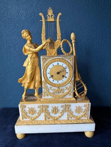 Figurale pendule Empire - Brons - 1850-1900 -