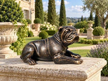 Beeld, English Bulldog 25cm - 0 cm - IJzer - 2026