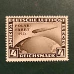 Duitse Rijk 1931 - 4 Mark Polar Fahrt - MH - Michel 458, Postzegels en Munten, Postzegels | Europa | Duitsland, Gestempeld