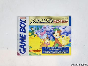 Gameboy Classic - Yogi Bears Gold Rush - EUR - Manual, Verzenden, Gebruikt