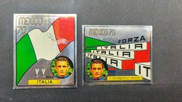 1970 Folbo Figurine Panini Mexico 70 Riva Italia Lotto 2, Nieuw
