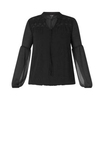 Blouse Yesta voile mouwen maat 52, Verzenden, Nieuw