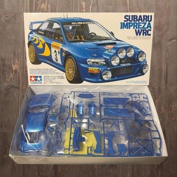 Tamiya - Voiture-jouet 1/24 SCALE SUBARU IMPREZA Model Kit, Hobby en Vrije tijd, Nieuw