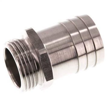 G 1 Buitendraad x 32mm RVS Slangpilaar 40 Bar, Verzenden, Nieuw