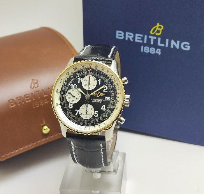 Breitling - Old Navitimer 18K Gold/Steel - Ref. D13022 -, Handtassen en Accessoires, Horloges | Heren