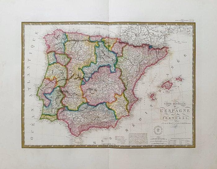 Europa - Spanje / Portugal / Barcelona / Madrid / Lissabon /, Boeken, Atlassen en Landkaarten