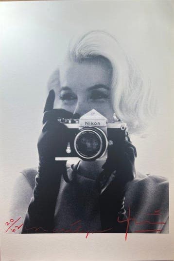 Bert Stern (1929–2013) - Marilyn Monroe Famous Nikon Camera, Antiek en Kunst