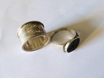 Argent - Bague - (x2) Touareg Niger