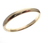 Gouden gladde slavenarmband; Ø 61 mm, Ophalen of Verzenden, Gebruikt, Overige kleuren, Goud