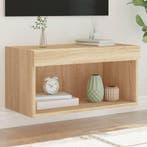 vidaXL Tv-meubel met LED-verlichting 60x30x30 cm sonoma, Verzenden, Nieuw