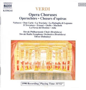 Giuseppe Verdi - Slovak Philharmonic Chorus, Slovak Radio, Verzenden, Gebruikt