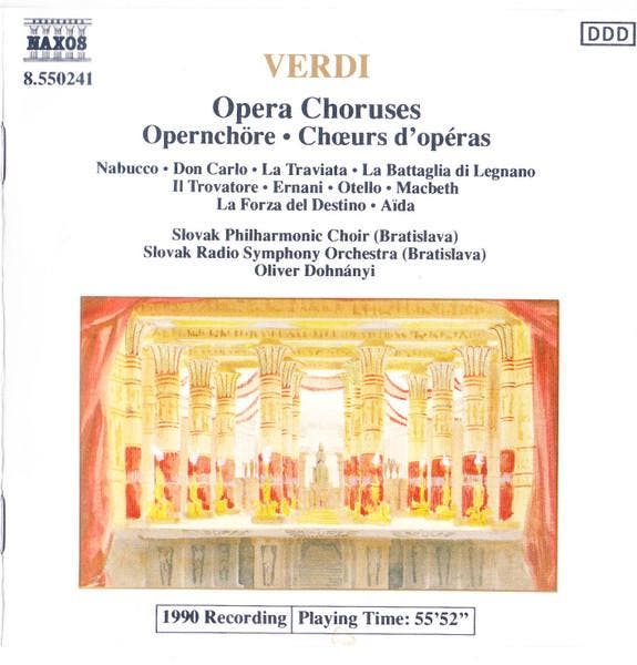 Giuseppe Verdi - Slovak Philharmonic Chorus, Slovak Radio, Cd's en Dvd's, Cd's | Klassiek, Gebruikt, Verzenden