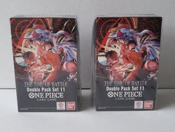 Bandai - 2 Booster bundle - One Piece - The Time Of Battle, Hobby en Vrije tijd, Verzamelkaartspellen | Overige, Nieuw