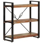 vidaXL Boekenkast 3-laags 77x30x80 cm massief recycled hout, Huis en Inrichting, Kasten | Boekenkasten, Verzenden, Nieuw