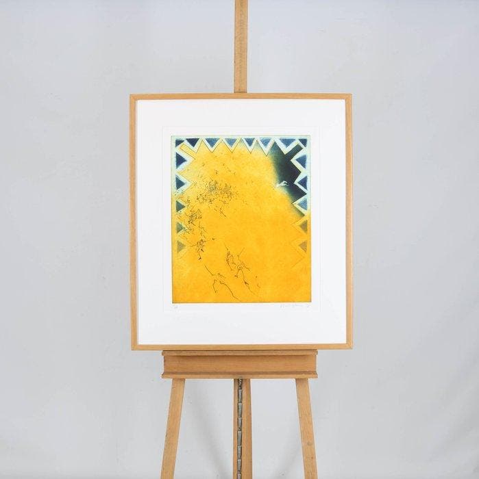 Ronald Tolman (1948) - Abstract geel, Antiek en Kunst, Kunst | Designobjecten