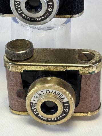 Kunik Ompex Chrome + Ompex gold 1960 Caméra miniature, Nieuw