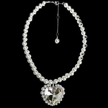Swarovski - rhodium plaqué - Collier avec pendentif - Ariana