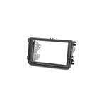 FACADE AUTORADIO EN NOIR 2-DIN POUR SEAT ALTEA LEON TOLEDO S, Verzenden