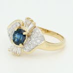 Bague - 14 carats Or jaune, Or blanc Diamant (Naturelle) -
