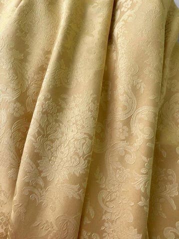 Luxe en antiek rosegoud San Leucio damastweefsel - Textiel -