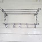 Porte-manteau - portemanteau mural Art déco Trein - Chrome,