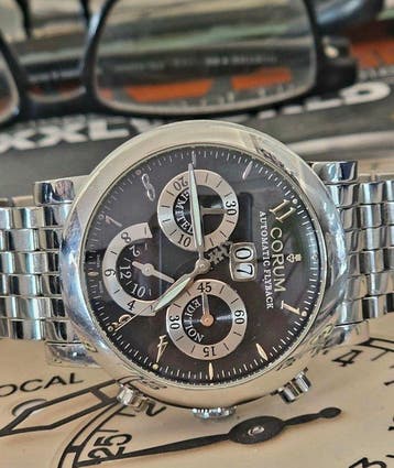 Corum - Corum 996.201.20 in a super rare steel bracelet f -, Nieuw
