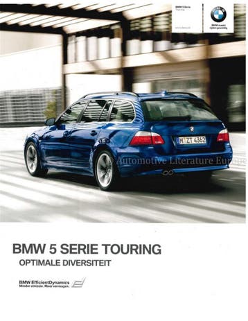 2010 BMW 5 SERIE TOURING BROCHURE NEDERLANDS, Nieuw