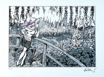 Walthéry, François - 1 Silkscreen - Natacha - Hommage à, Livres