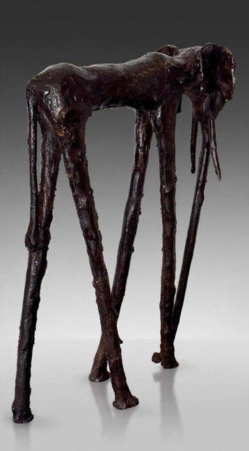 Abdoulaye Derme - Sculpture, Eléphant Le géant des rêves -