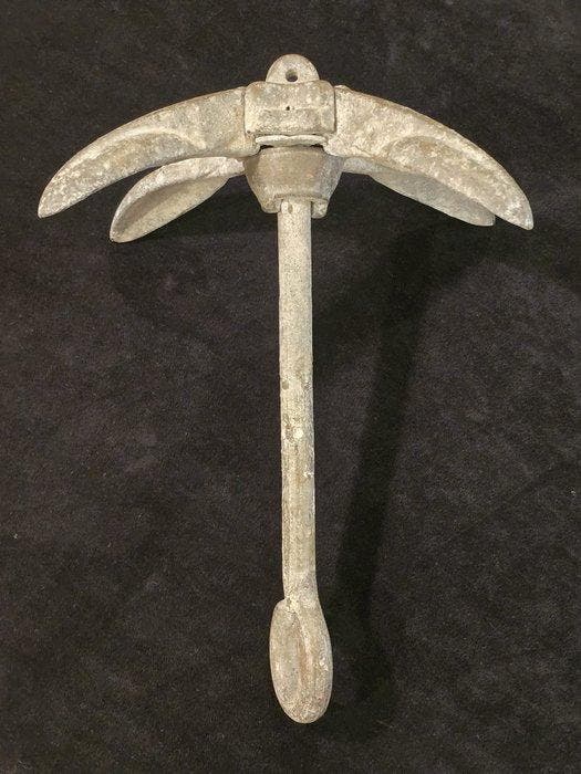 Anchor - IJzer - Nog steeds met vier riemen., Antiek en Kunst, Curiosa en Brocante