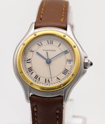 Cartier - Cougar Small Model Gold & Steel - W35005B6 -