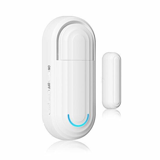 Slimme Wifi Deur / Raam Sensor Wit, Bricolage & Construction, Systèmes d'alarme, Envoi