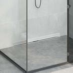 vidaXL Wandgemonteerde Doucheafvoer Zilver 90 cm Roestvrij, Verzenden, Nieuw