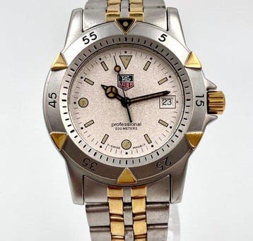 TAG Heuer - Professional - WD1221-K-20 - Heren - 1990-1999, Handtassen en Accessoires