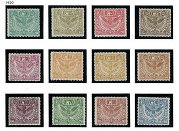 België 1920 - Spoorwegreeks uitgifte Londen - OBP/COB, Postzegels en Munten, Gestempeld
