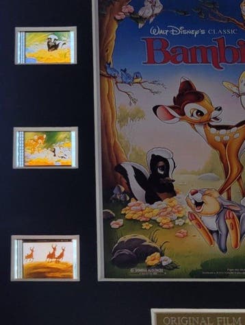 Bambi - Framed Film Cell Display with COA