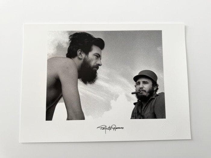 Perfecto Romero (1939–) - (Photo XL) Fidel Castro con Camilo, Antiek en Kunst, Kunst | Designobjecten