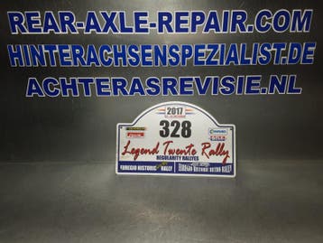 Rallyschild Legend Twente rally uit 2017. (Van alles), Verzenden, Gebruikt