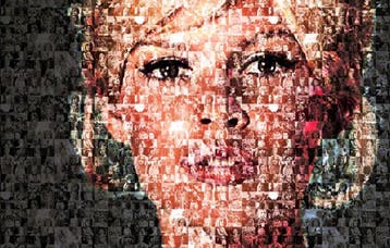 Jacon Art - Una donna come me - BRIGITTE BARDOT MOSAICO ART