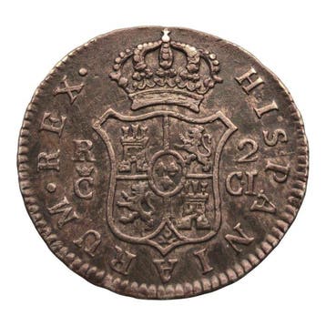 Espagne. Fernand VII. 2 Reales 1811 Cádiz CI