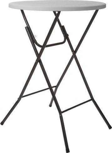 2dekans | Perel Klaptafel, wit, 80 x 110 cm, binnen- en, Ophalen of Verzenden, Nieuw