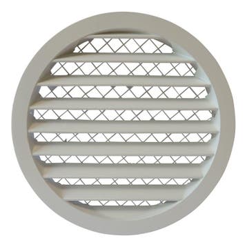 Rond buitenluchtrooster aluminium Ø 250mm, Verzenden, Nieuw