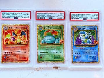 Pokémon - 3 Graded card - PSA 10 - Various sets, Hobby en Vrije tijd, Nieuw