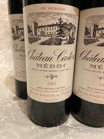 1997 Chateau Castera - Médoc Cru Bourgeois - 7 Flessen (0.75, Nieuw